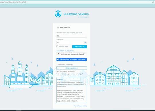 Bendrovė „Klaipėdos vanduo“ klientus kviečia pasinaudoti naujomis elektroninių paslaugų galimybėmis