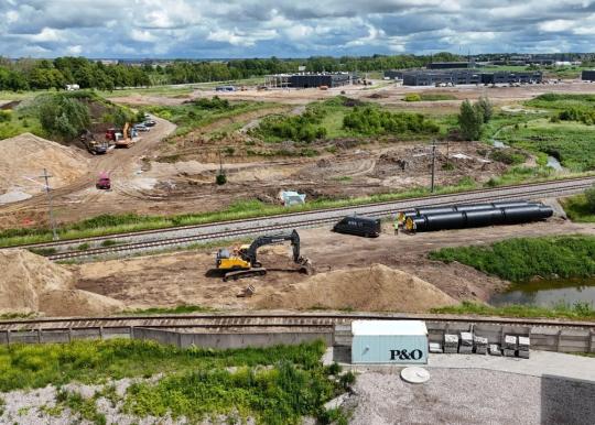 „Auksinio trikampio“ teritorijoje dar vienas svarbus infrastruktūros plėtros etapas: laikinai bus st